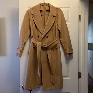 Shein tan winter coat